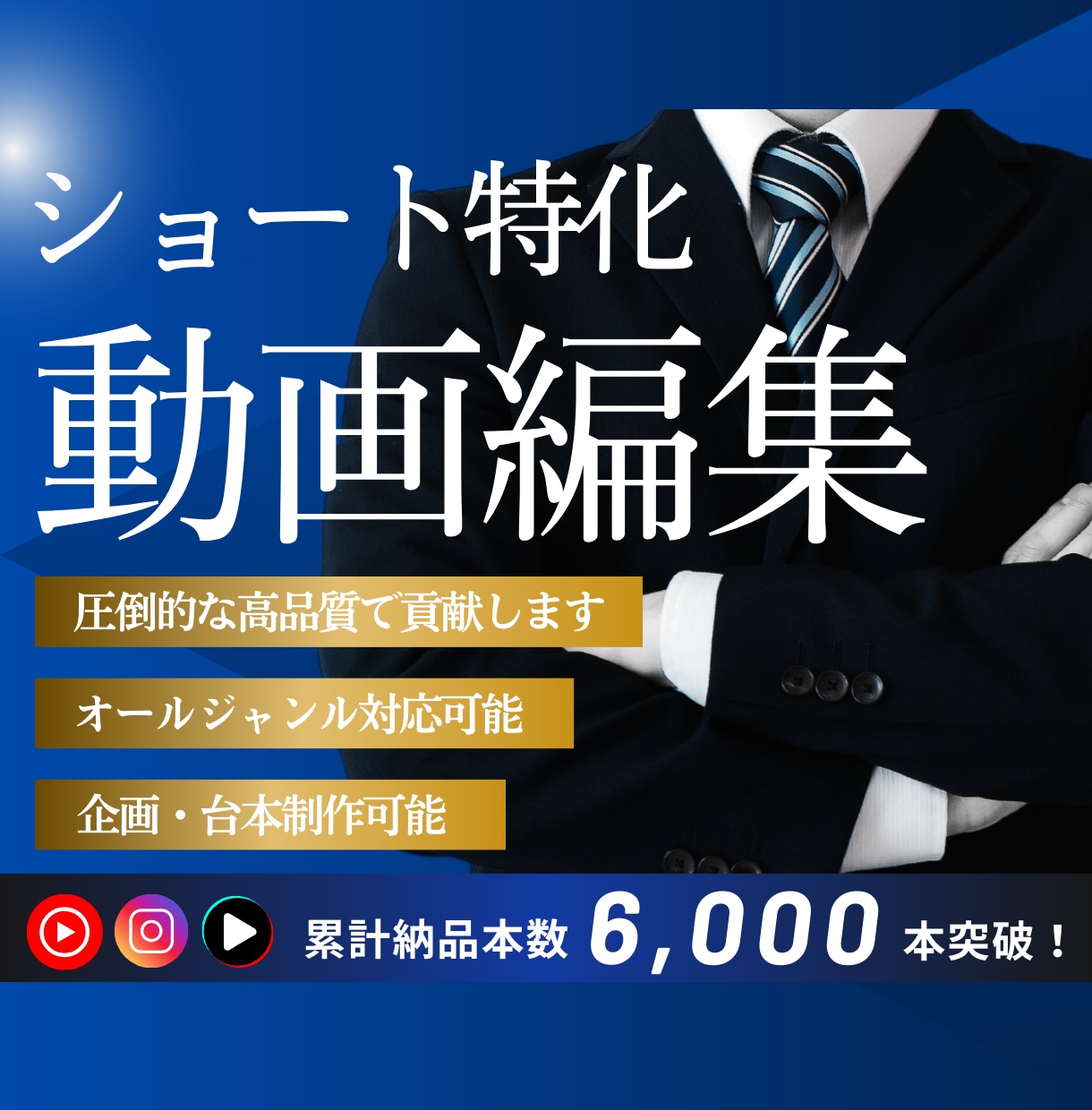 ショート動画編集/高品質で丁寧に編集しますます ショート動画納品実績6,000本越え！様々なジャンル対応可能 イメージ1
