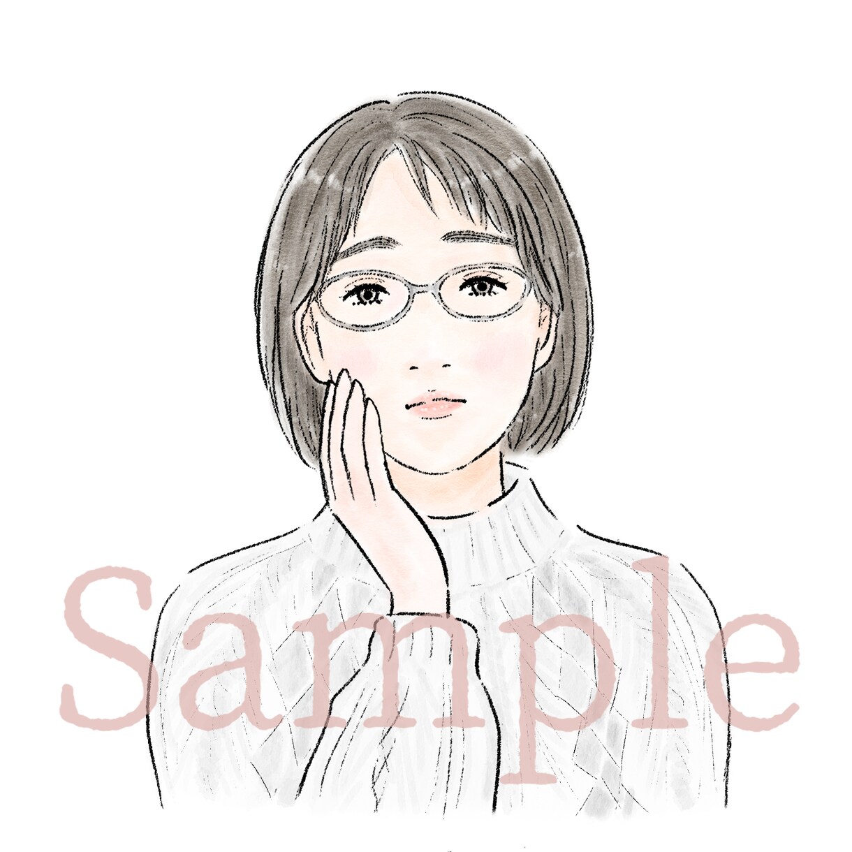 丁寧な手描きで、表情違いイラストを作成します SNSアイコン・ブログ・HP・動画・広告などに イメージ8