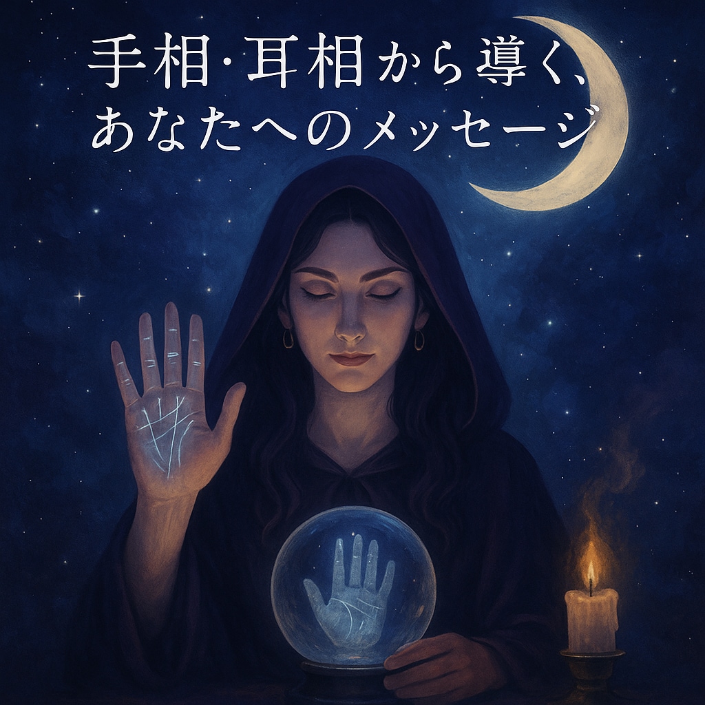 手相×耳相で人生の流れを見ます 直感だけに頼らない精密鑑定を体験してください イメージ1