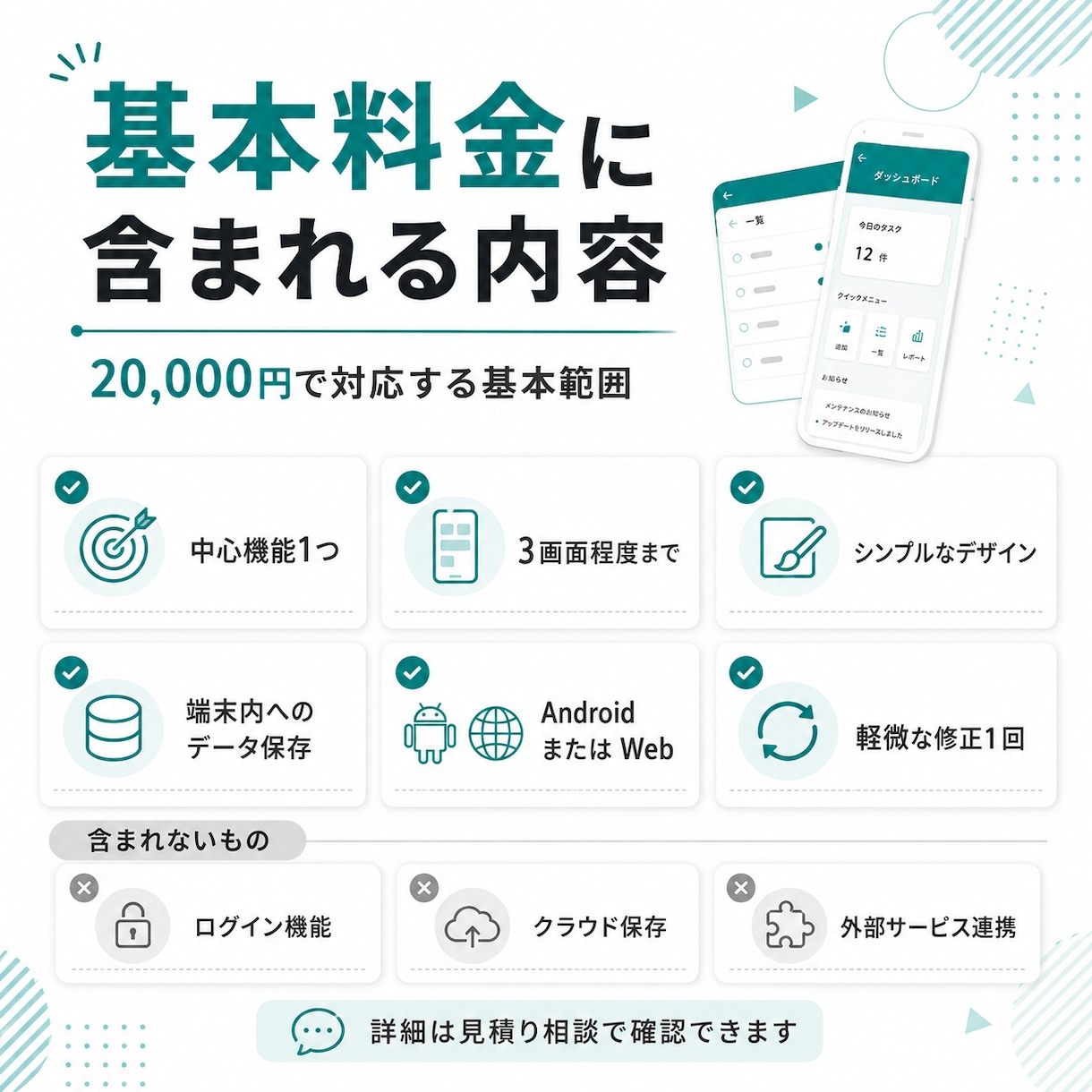 Android・Webの小規模アプリを開発します 初めての方も相談しながらアプリを形にします イメージ2
