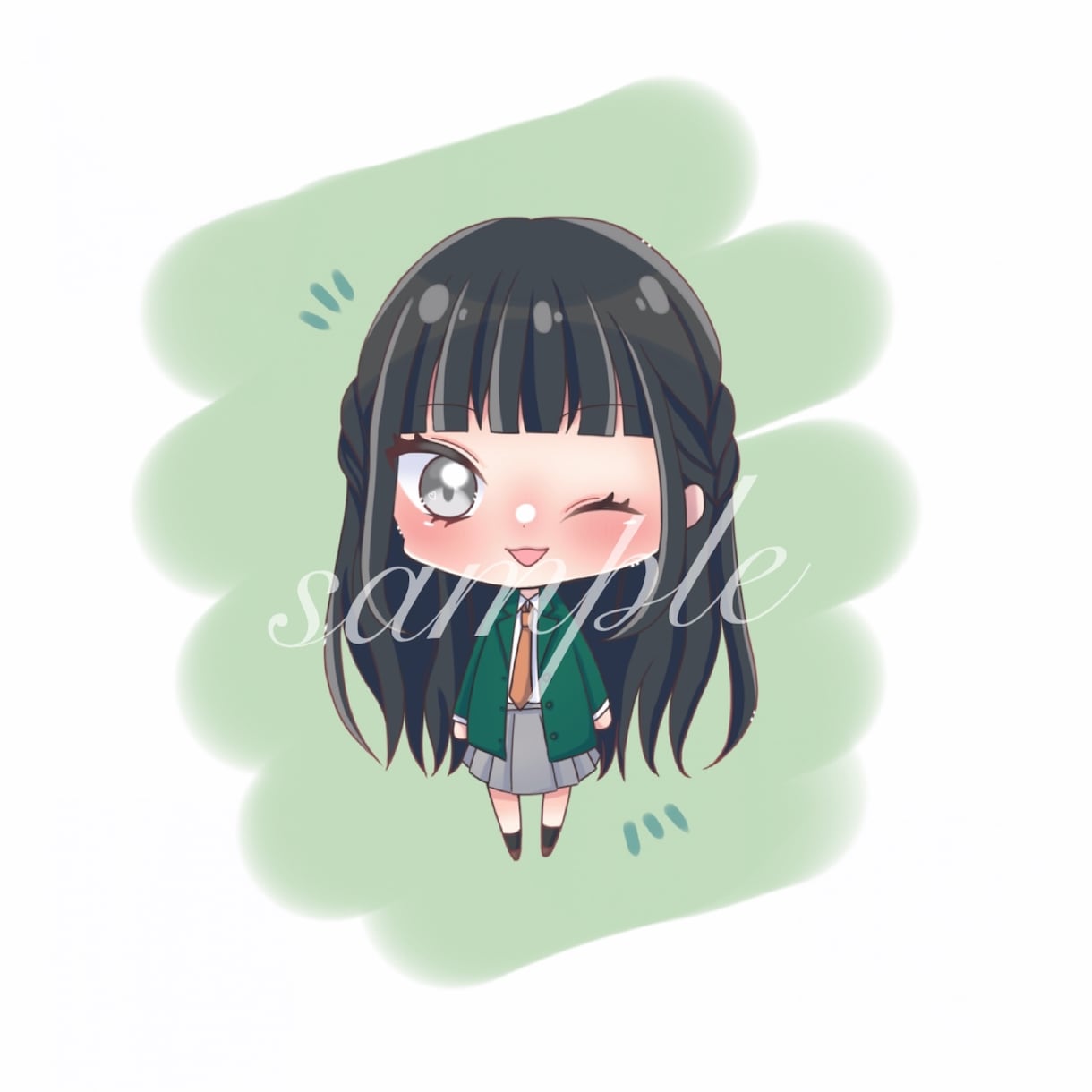 アイコン、ヘッダーのイラストお描きします 可愛いアイコンやヘッダーお描きします(*^^*) イメージ2
