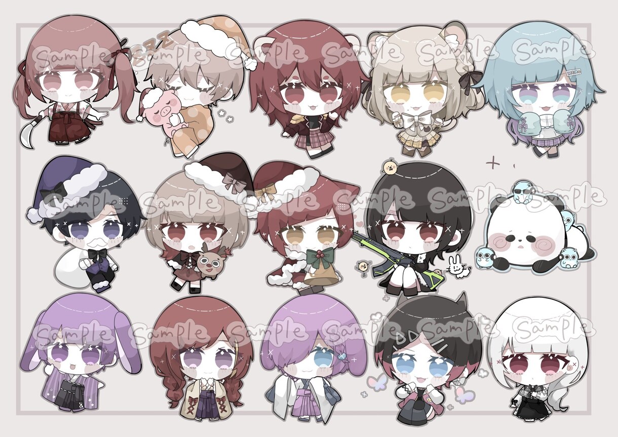 可愛いデフォルメイラストを描きます スタンプや立ち絵、アイコン絵などお任せ下さい！ イメージ1