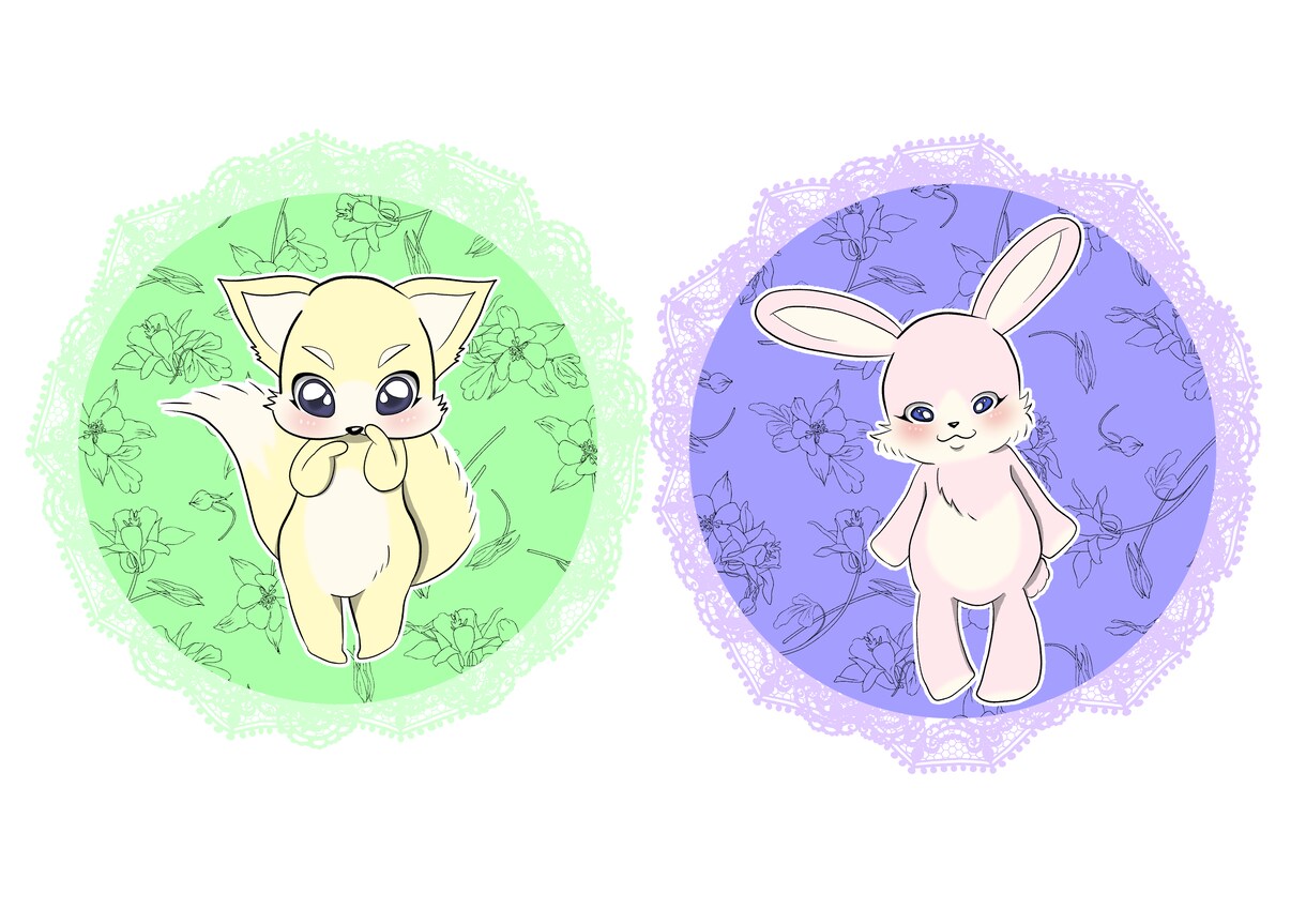 ポップでゆるかわなアイコン描きます 動物ならお任せください！迅速・丁寧な納品を心がけています。 イメージ2