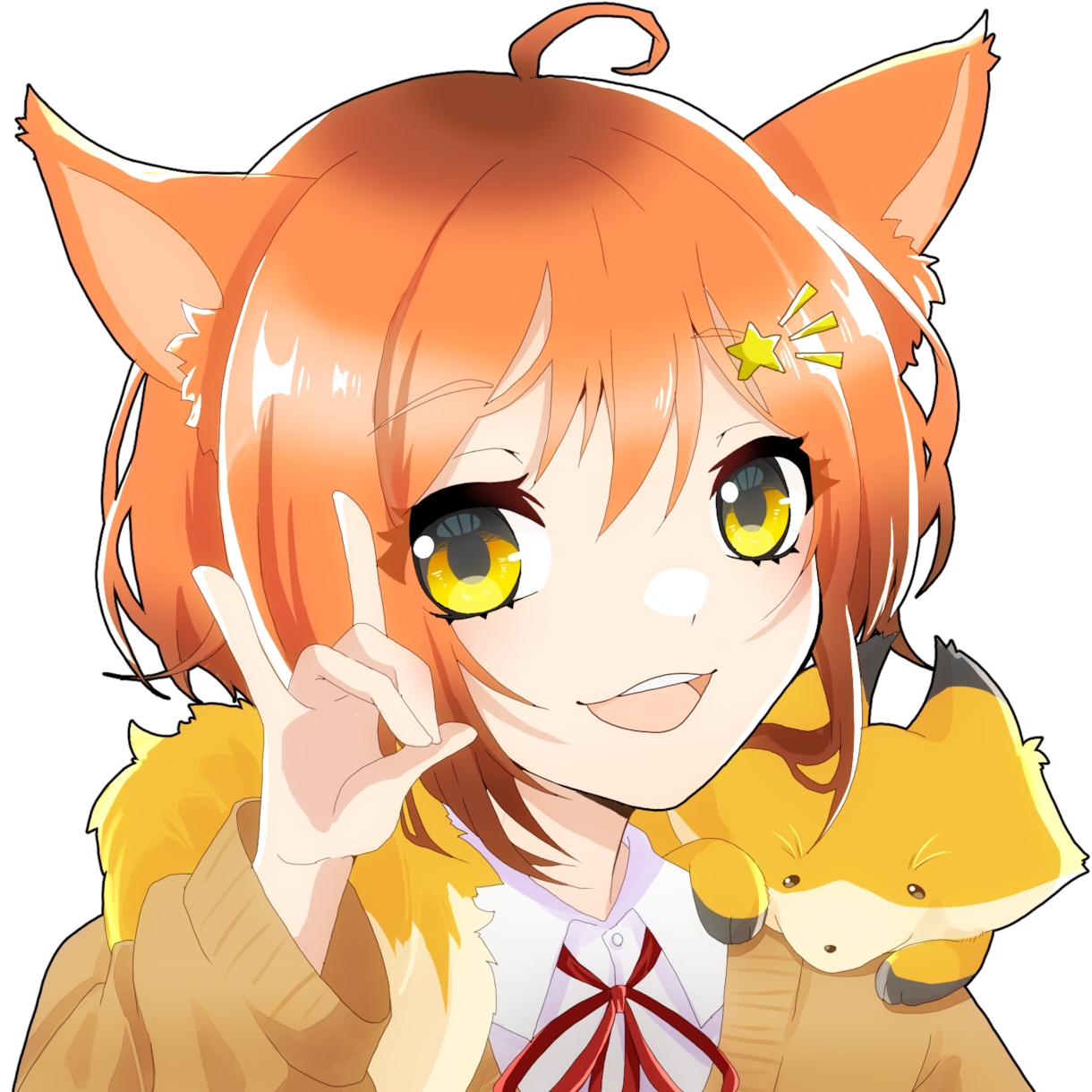 かわいいアイコン作成します アニメ風のぱっとした塗りのイラスト！ イメージ3