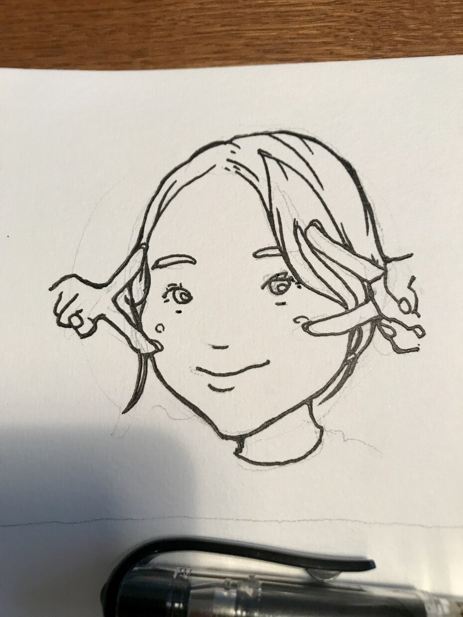 シンプル線描似顔絵！アイコン・バナーにも使えます 可愛くて個性的な手書き・手描きイラストでアナログの良さを イメージ4