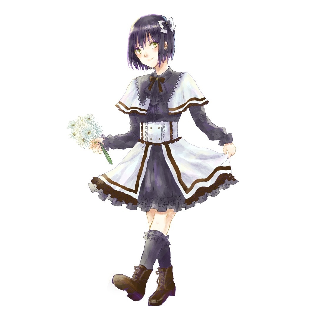 TRPG用などの立ち絵、全身絵描きます 可愛い女の子が得意です。フリルなどの細かい服も得意です。 イメージ4