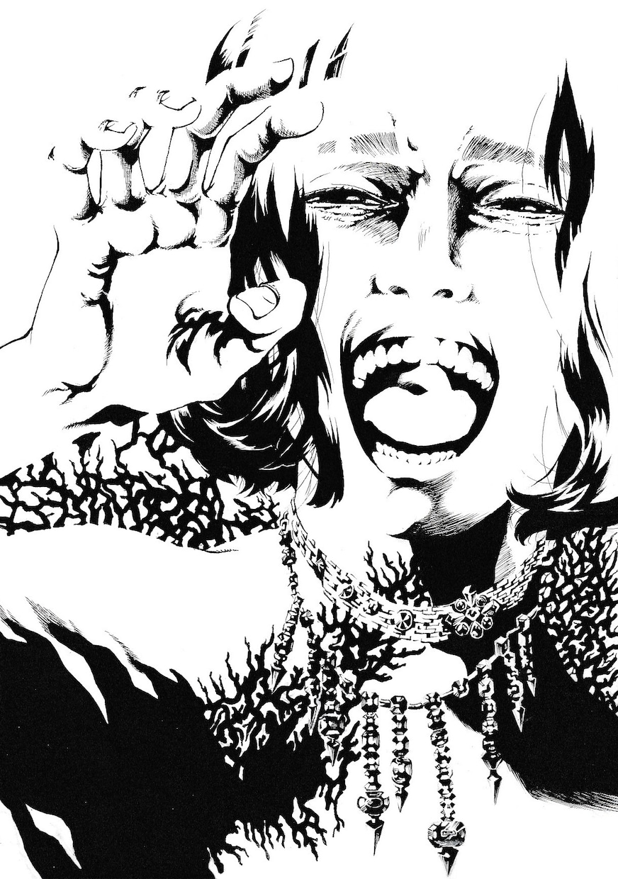 一点モノのモノクロイラストを作成します アイコンやヘッダー・カット他、クール系イラストをご希望の方へ イメージ2