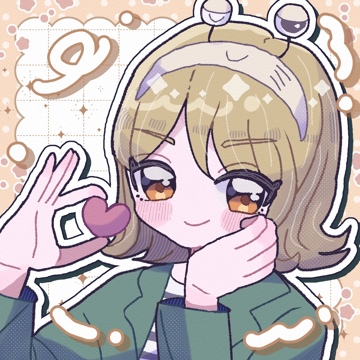 SNS用アイコンを描きます 最安値、最短2時間でかわいいアイコン描きます！ イメージ2