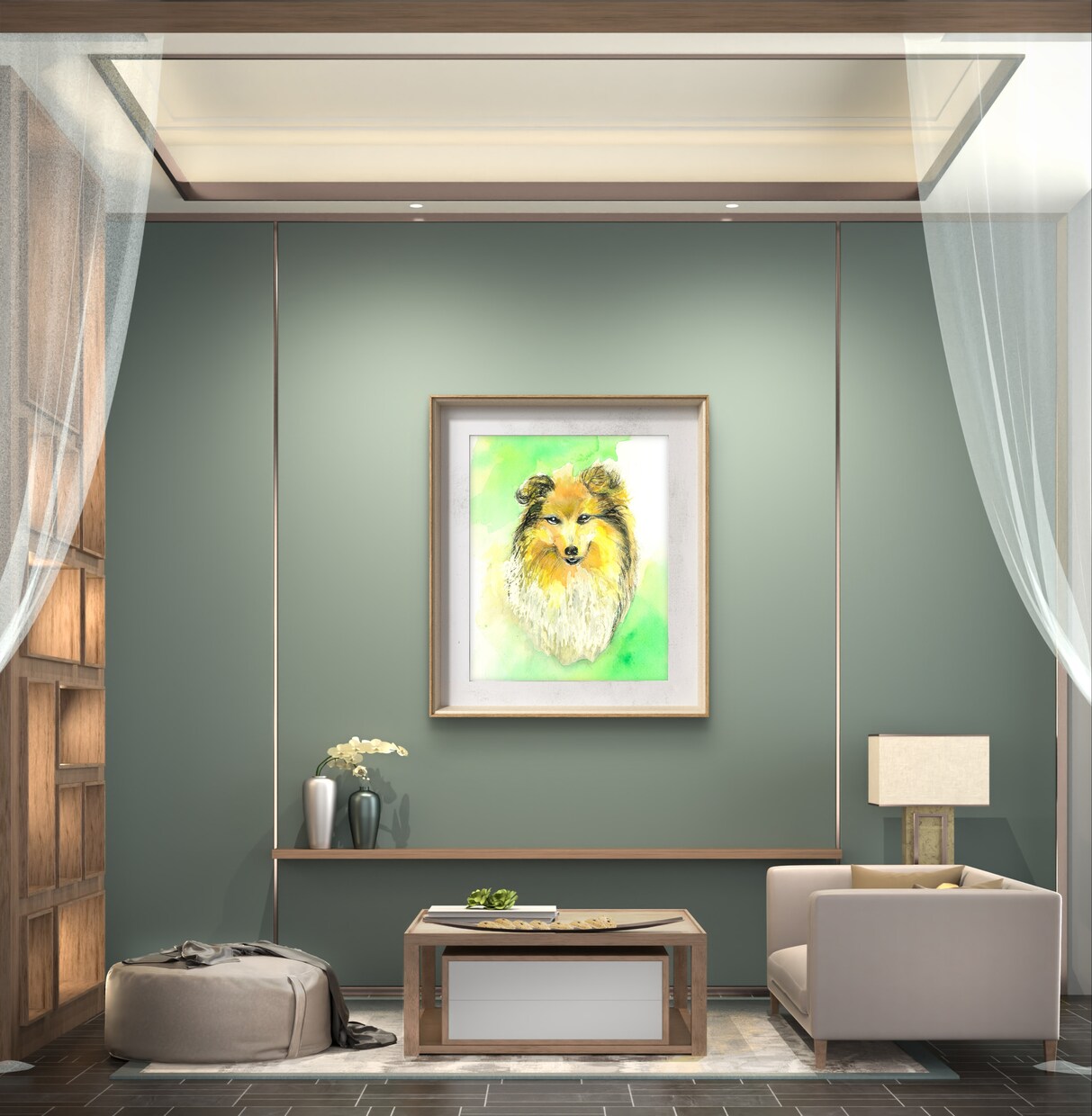 あなたの可愛いわんちゃんを、絵画に仕上げます ペットの似顔絵・肖像画オーダー『まなペットアート』横浜・東京 イメージ1