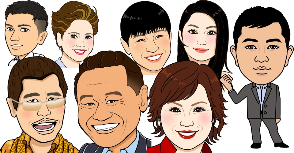 名刺、ビジネス、アイコン、プレゼントに作成します 感じのいい似顔絵1名様★追加料金で商用、ai納品可 イメージ2