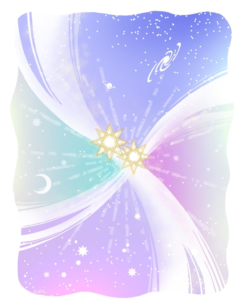 商用OK♪天文・宇宙モチーフのイラスト描きます ショップの店内装飾や結婚式、ギフトなどにいかがでしょうか？ イメージ4