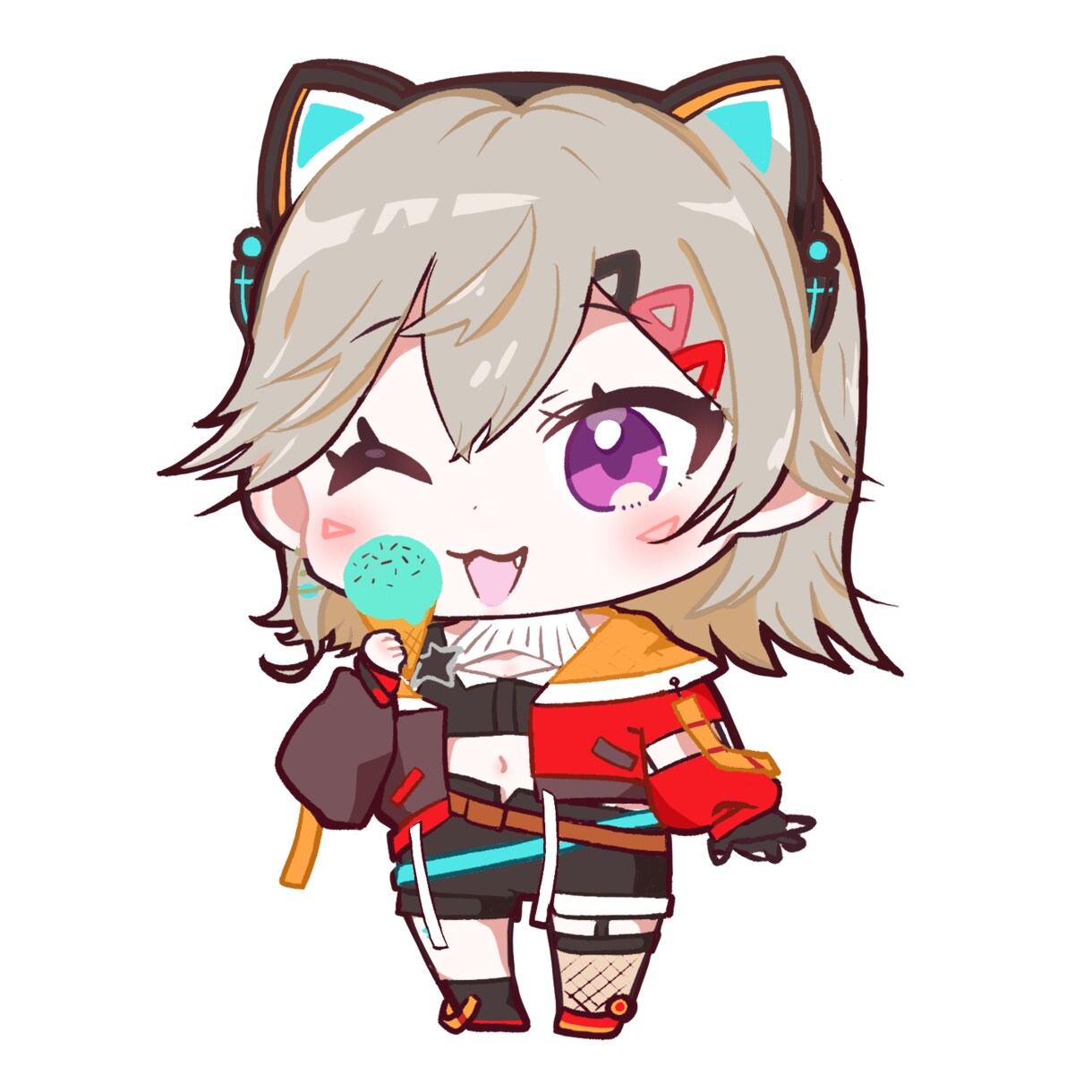 かわいいミニキャラSDイラストを描きます 人気VTuberのYouTubeサムネに採用実績あり！ イメージ5