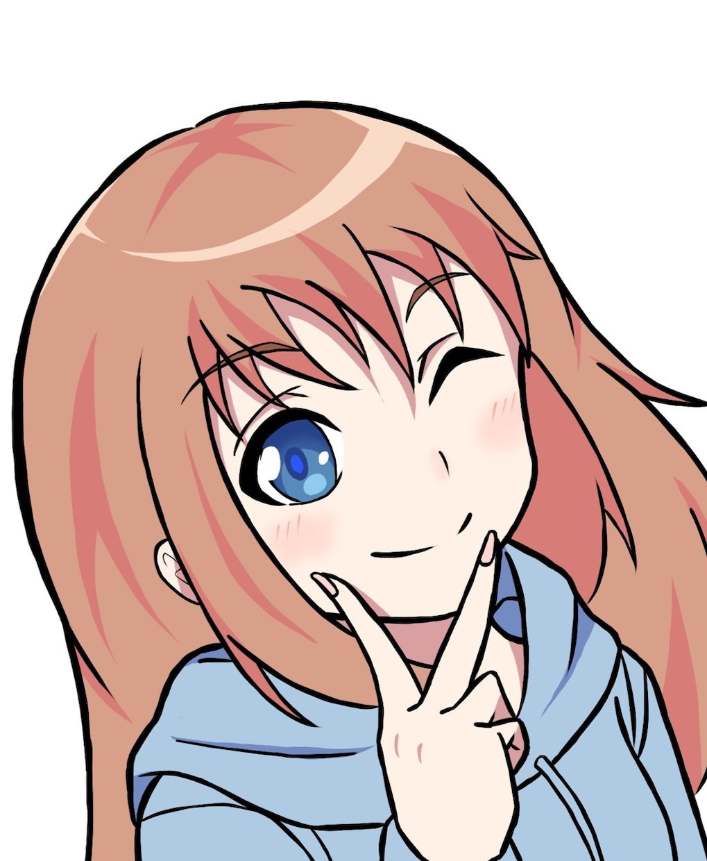 SNS用アイコン描きます 女の子のアイコンイラスト描きます！ イメージ1