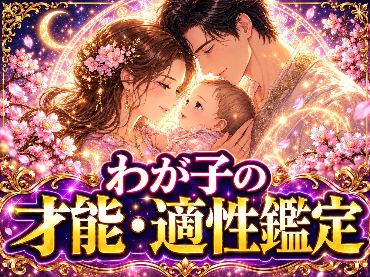 笑顔で伸び伸び育つ、わが子の才能と適性を鑑定します 周りと比べなくて大丈夫｜星が教える、特別な才能と伸ばし方 イメージ1