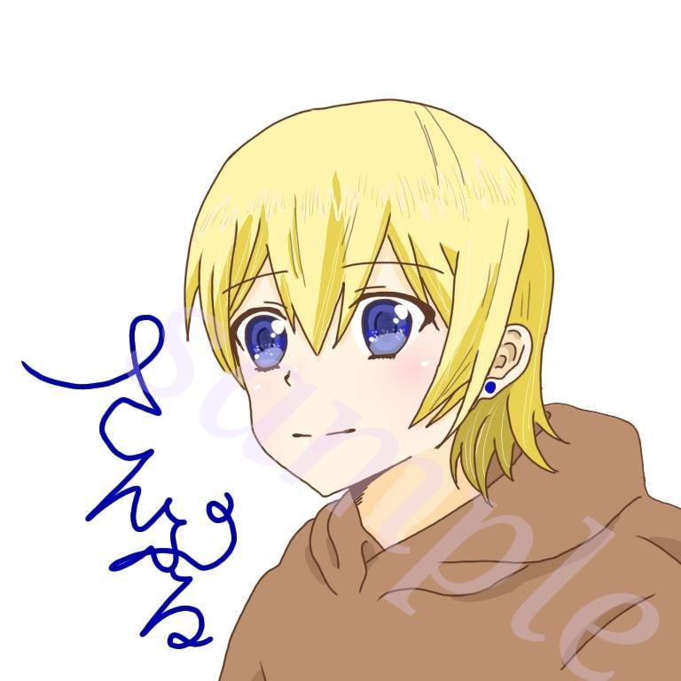 SNS、ブログ等アイコンお描きいたします ！かわいい/かっこいい/漫画・アニメっぽい/わかりやすい！ イメージ7