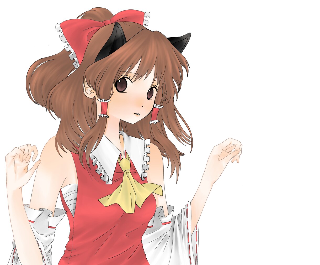一枚絵イラスト描きます モノクロイラストを受け止めてよ イメージ4
