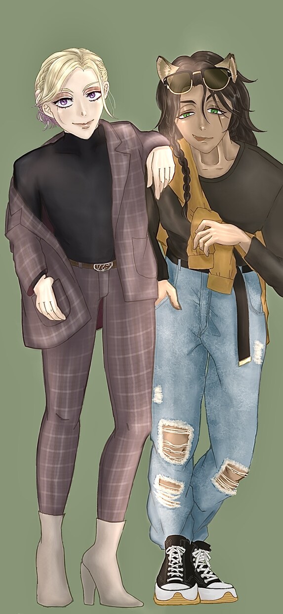 立ち絵イラストお描き致します 透過OK！！TRPG、マダミス、SNSなどにおすすめ！ イメージ4