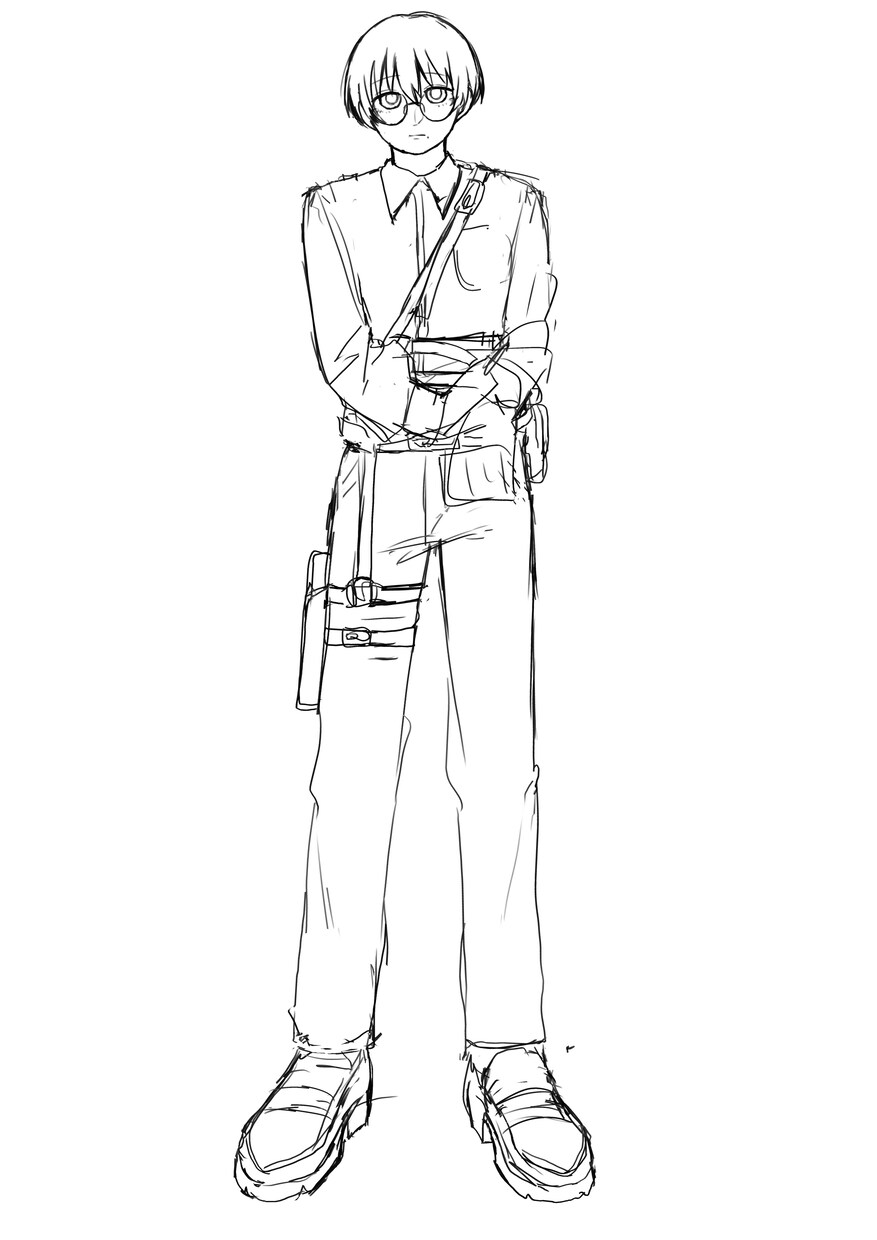 キャラクター全身立ち絵描きます TRPGなどに使えます。男女両方◯ イメージ8