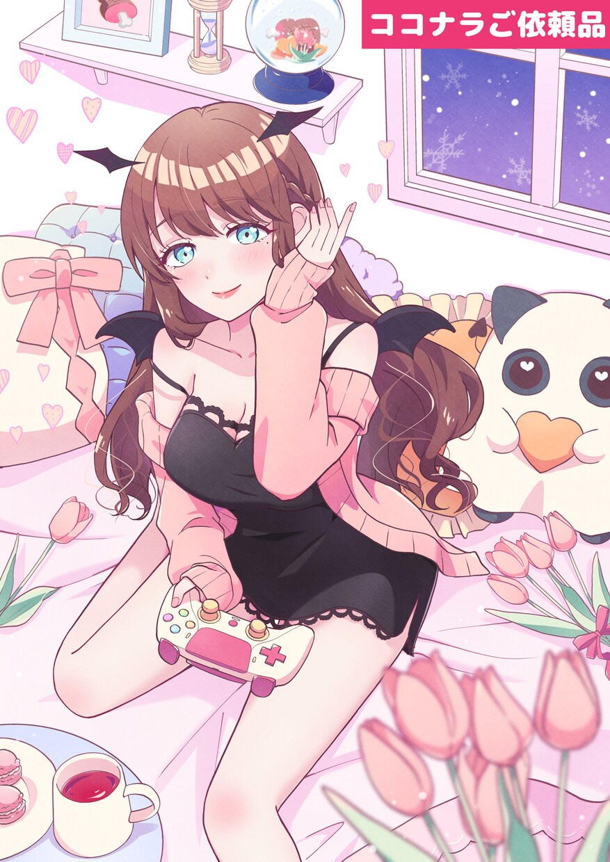 商用無料！！かわいいイラスト制作します 一枚絵、アイコン、サムネ、立ち絵、ミニキャラ等制作します イメージ9