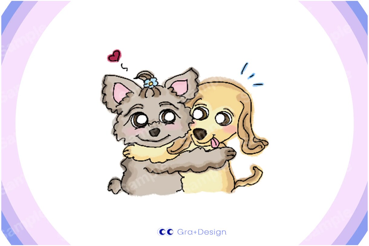 POPであたたかみのあるイラスト描きます 商用利用OK◎ アイコンや挿絵、素材などにご活用ください！ イメージ6