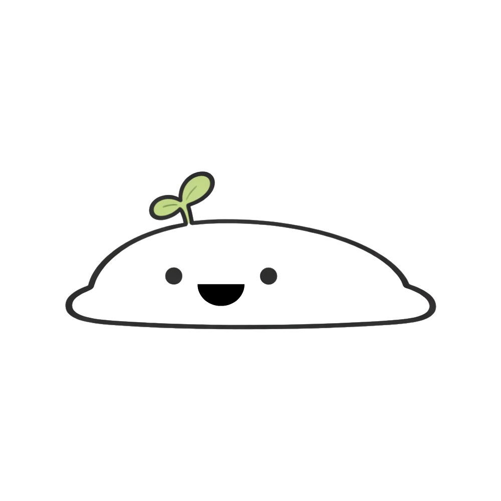 シンプルゆるかわアイコン素材8点セット販売します すぐ使える完成品♪ゆるかわ謎生物キャラの表情別8点セット イメージ7