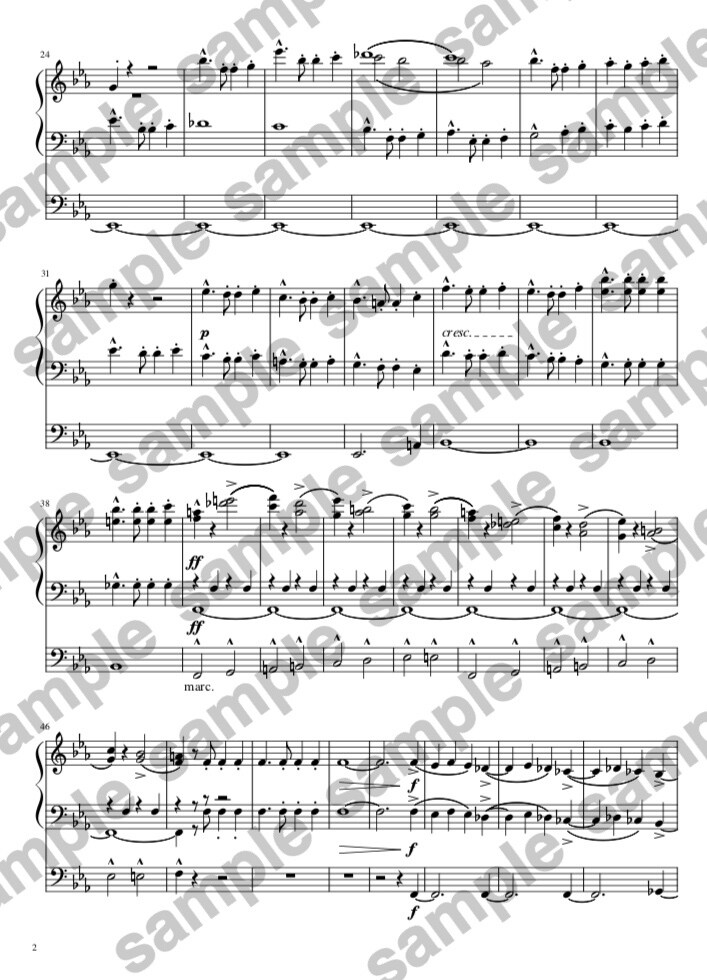 音大卒業生がスコアをエレクトーン譜に編曲します あなたの経験に合わせてオーケストラや吹奏楽を編曲いたします！ イメージ2
