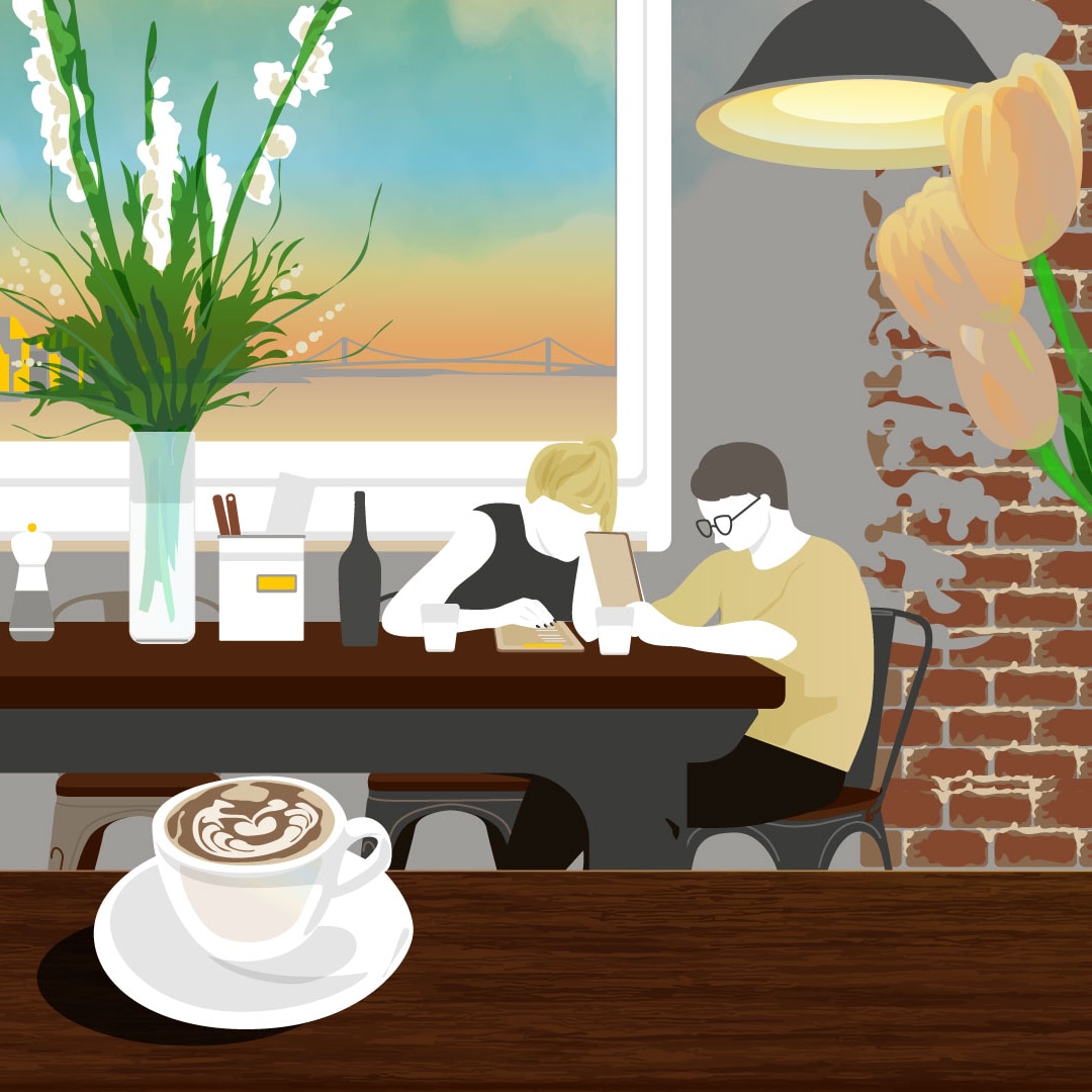 カフェ・飲食店向けのWeb用イラストを制作します 写真がなくても、店舗の世界観を伝えます イメージ1