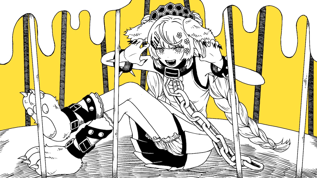 モノクロイラスト描かせていただきます モノクロイラストを描きます、デフォルメキャラも可能です イメージ3