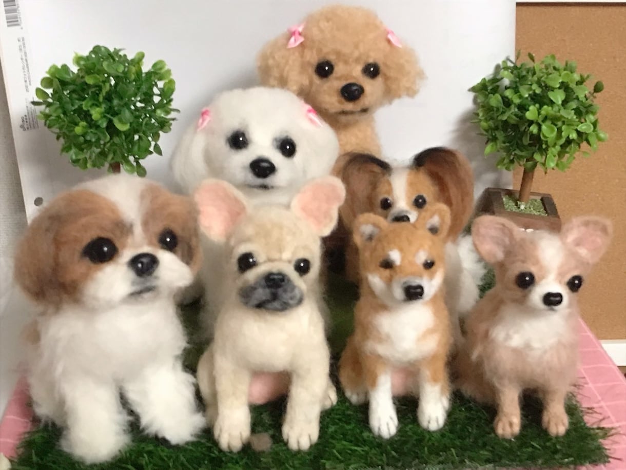 愛犬の羊毛フェルト作ります オーダーメイド実績300体以上の作家が真心込めて作ります。 イメージ2