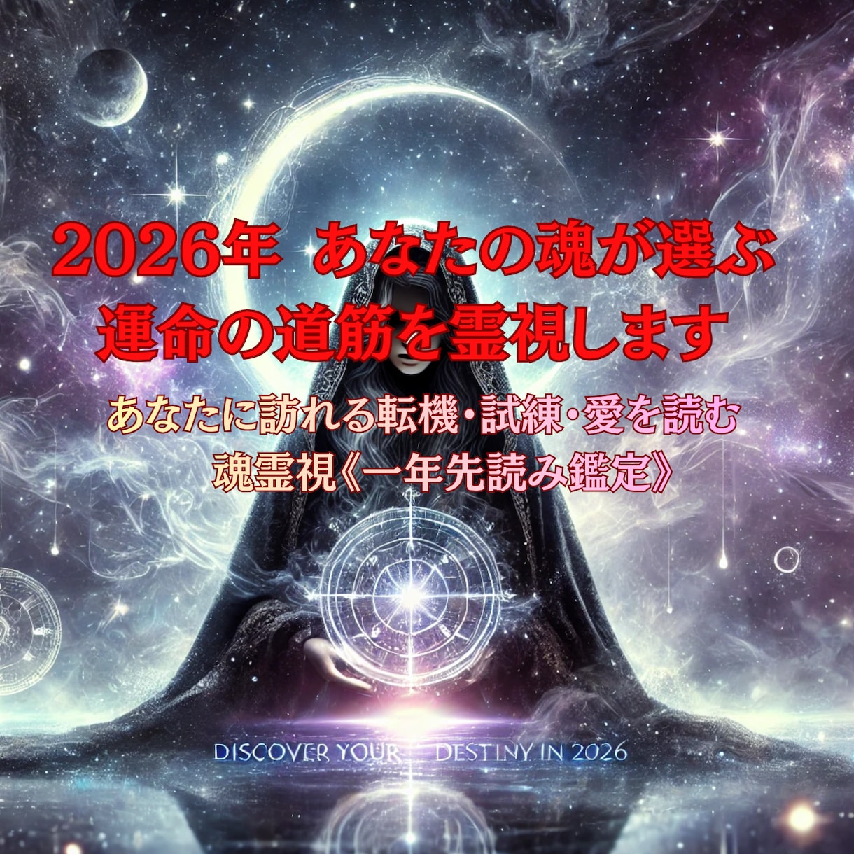 2026年あなたの魂が選ぶ運命の道筋を霊視します あなたに訪れる転機・試練・愛を読む魂霊視《一年先読み鑑定》 イメージ1