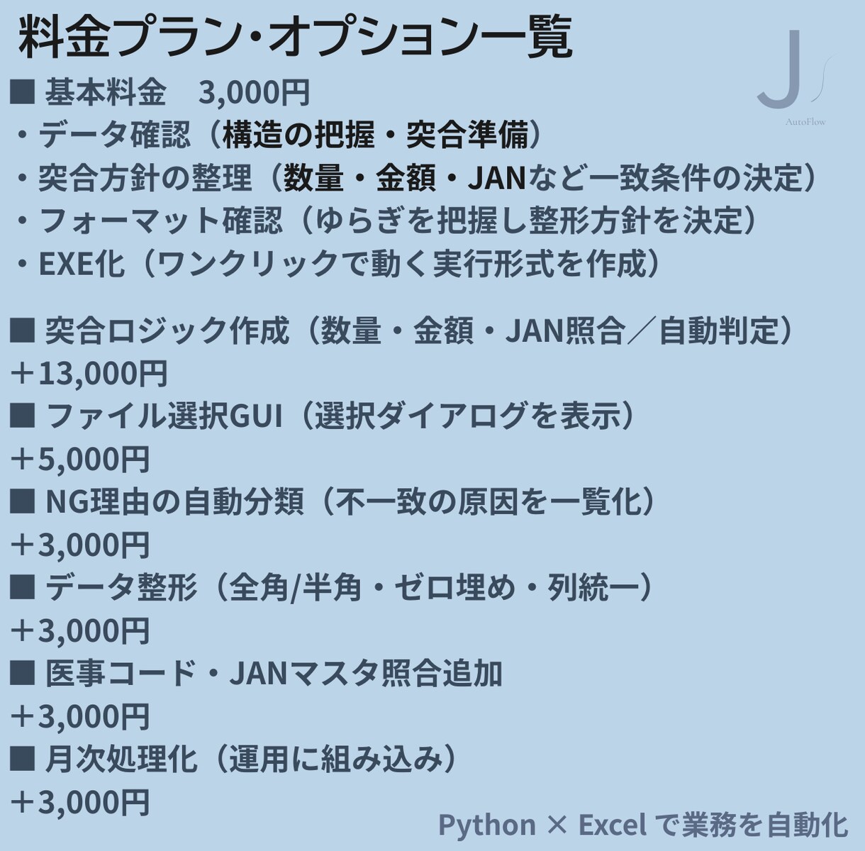 Excel作業の自動化、まずは整理・診断します 作業削減・ミス防止／ルーチン処理をワンクリックで！ イメージ5