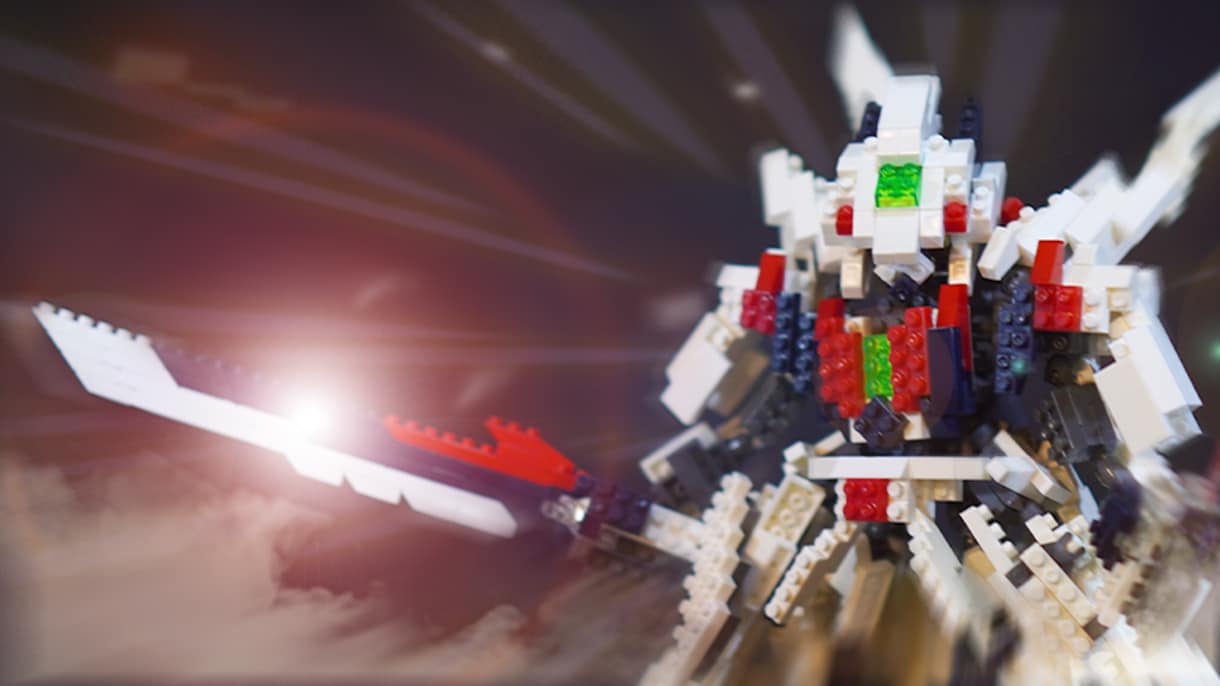 シンノスケが画像をエフェクトたっぷりにデコります ガンプラ・レゴ・プチブロックなど趣味の一枚を画像加工！ イメージ4