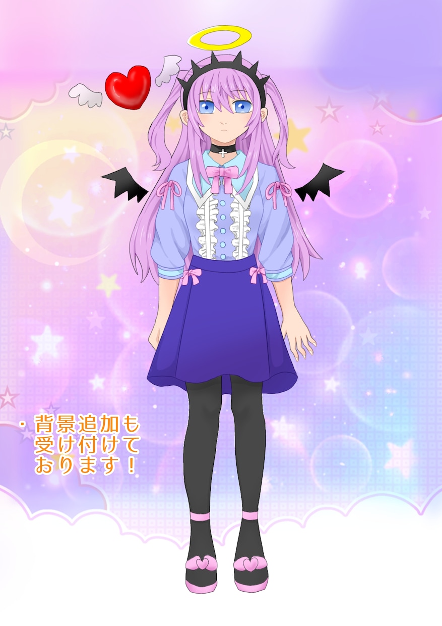オリジナル立ち絵イラスト描きます 様々な作風でかわいい、かっこいい立ち絵を作成いたします！ イメージ3