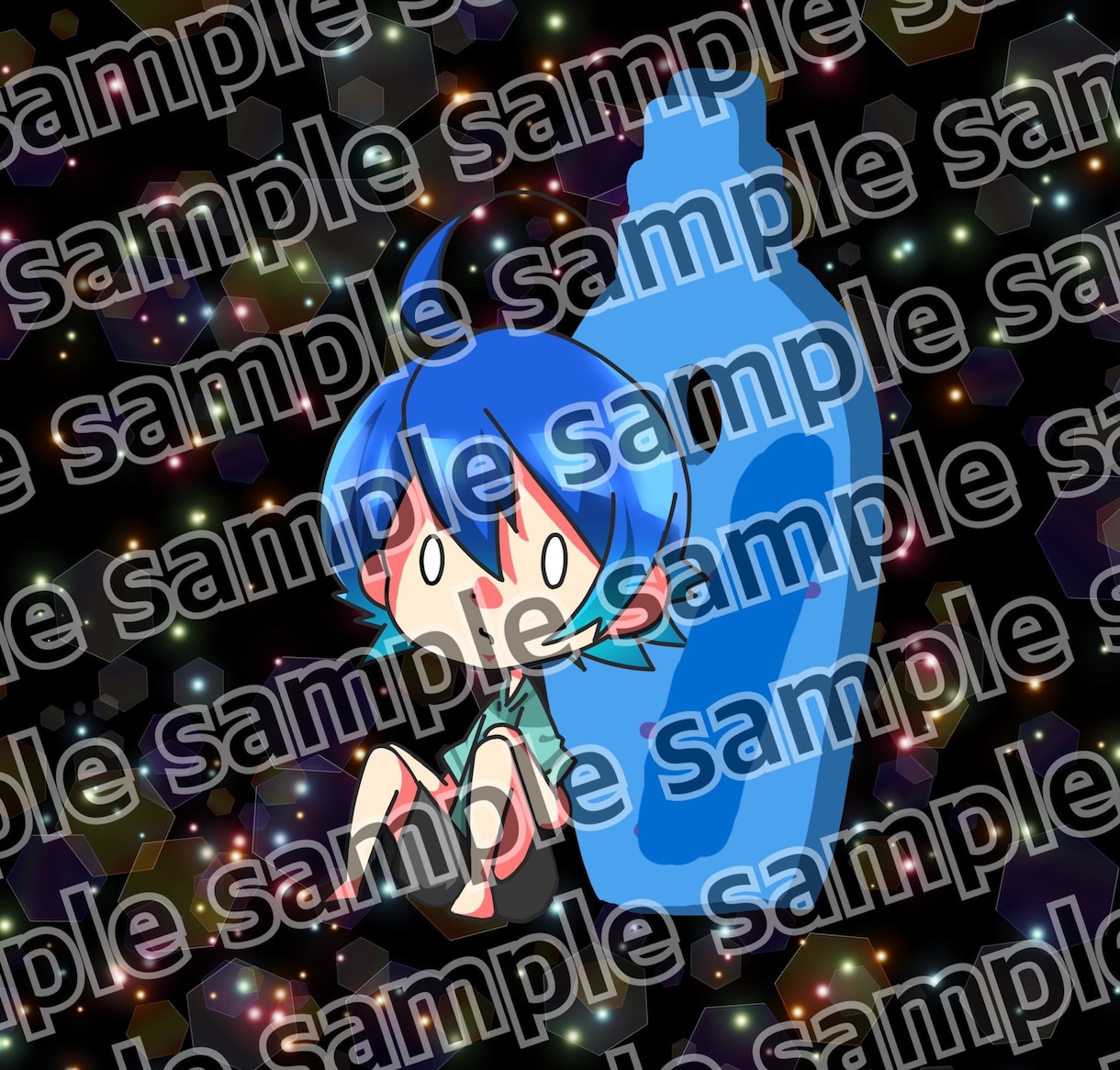 ミニキャラ描きます SNSサイトやLINEのアイコンに！すごくユルい絵柄です。 イメージ5