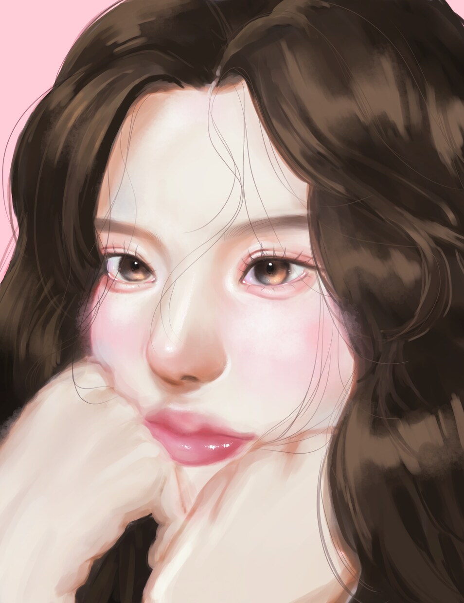 透明感のある厚塗りで描きます 美人を描きます。女性が描きたいです！！ イメージ2