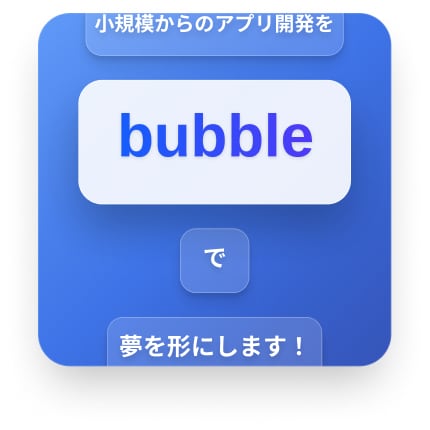 Bubble開発ノーコードを30日間集中伴走します 定期的なビデオチャットやメッセージで質問に回答します！ イメージ1