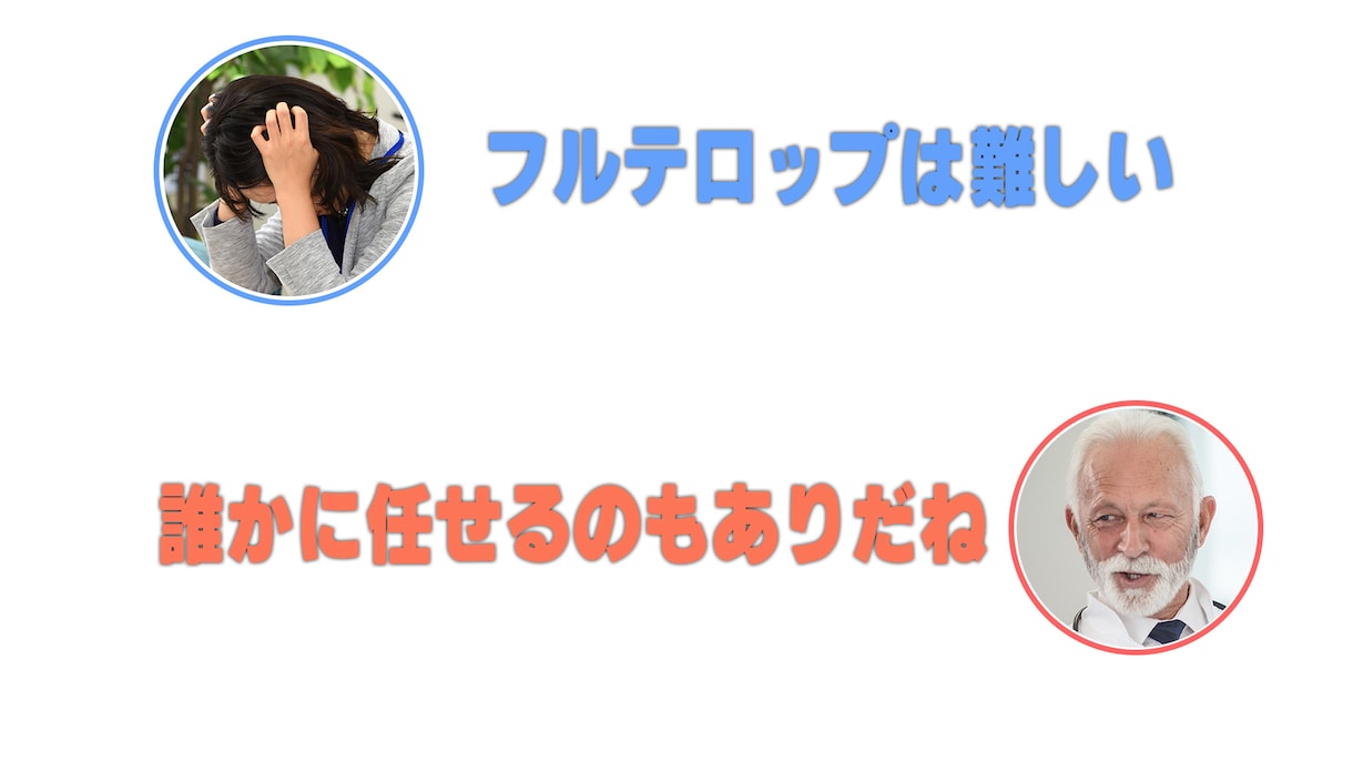 あなたの代わりにフルテロップ挿入を担当します あなたの代わりに見やすいテロップを作成します！ イメージ2