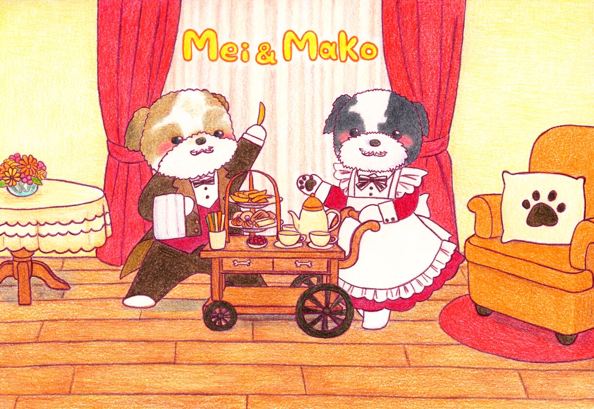 まるで絵本のようなポストカード作ります 絵本のようなかわいい世界を旅してみませんか？ イメージ3