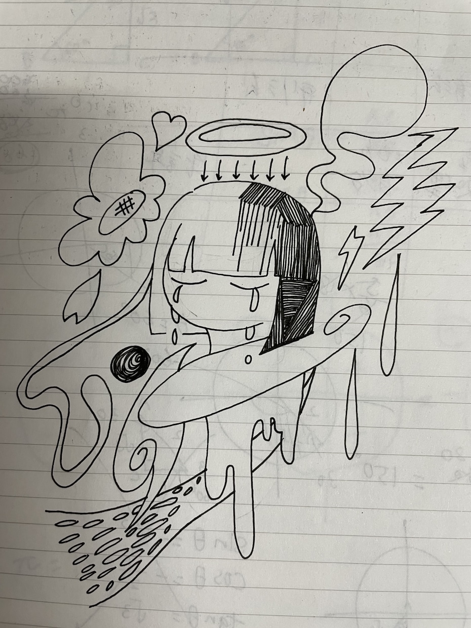 ボールペンで絵をかきます 抽象的なイメージを形で表したい方 イメージ1