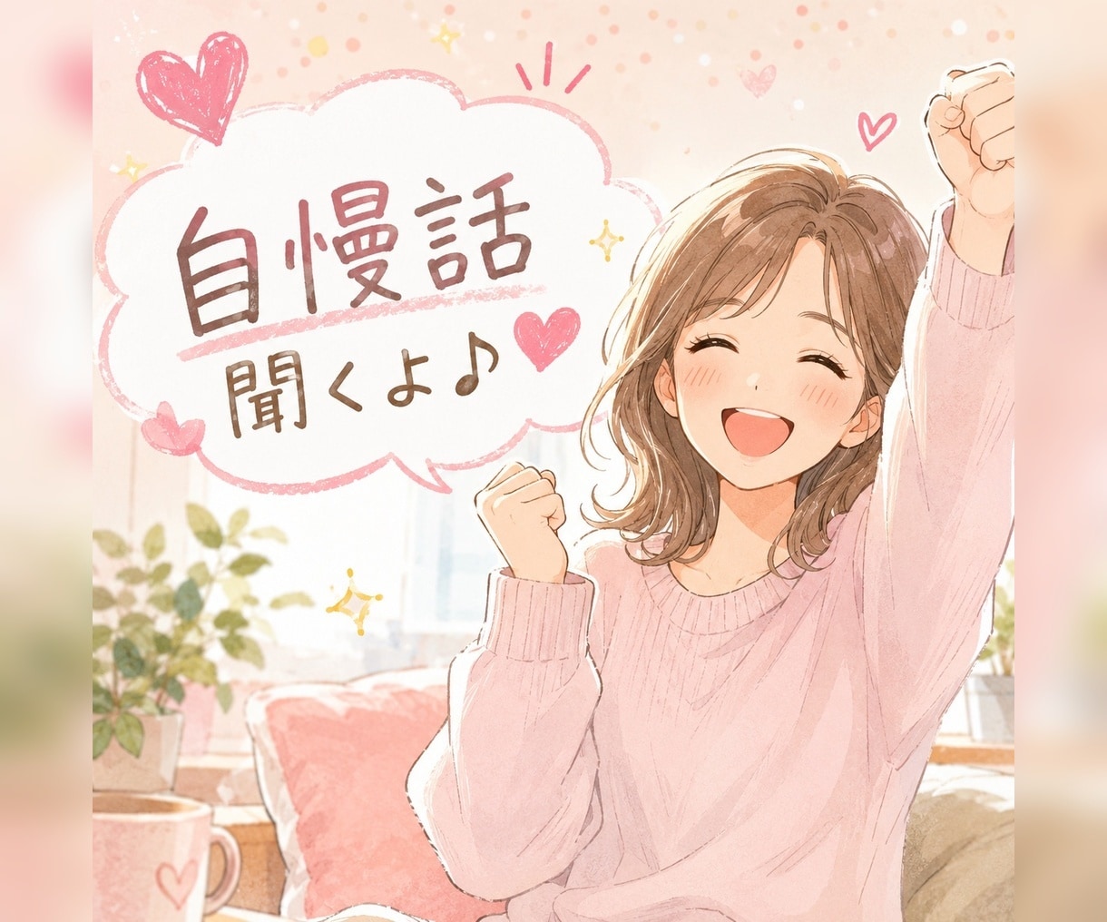 遠慮せず自慢して♥️一緒に喜びます 自慢/頑張り/武勇伝/得意/嬉しかった事/子供 イメージ2