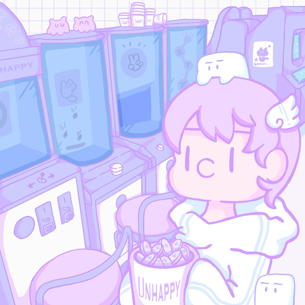 ゆめかわいい&ゆるいイラストを描けます ピンク！パープル！依頼で作る夢の世界観！ イメージ6