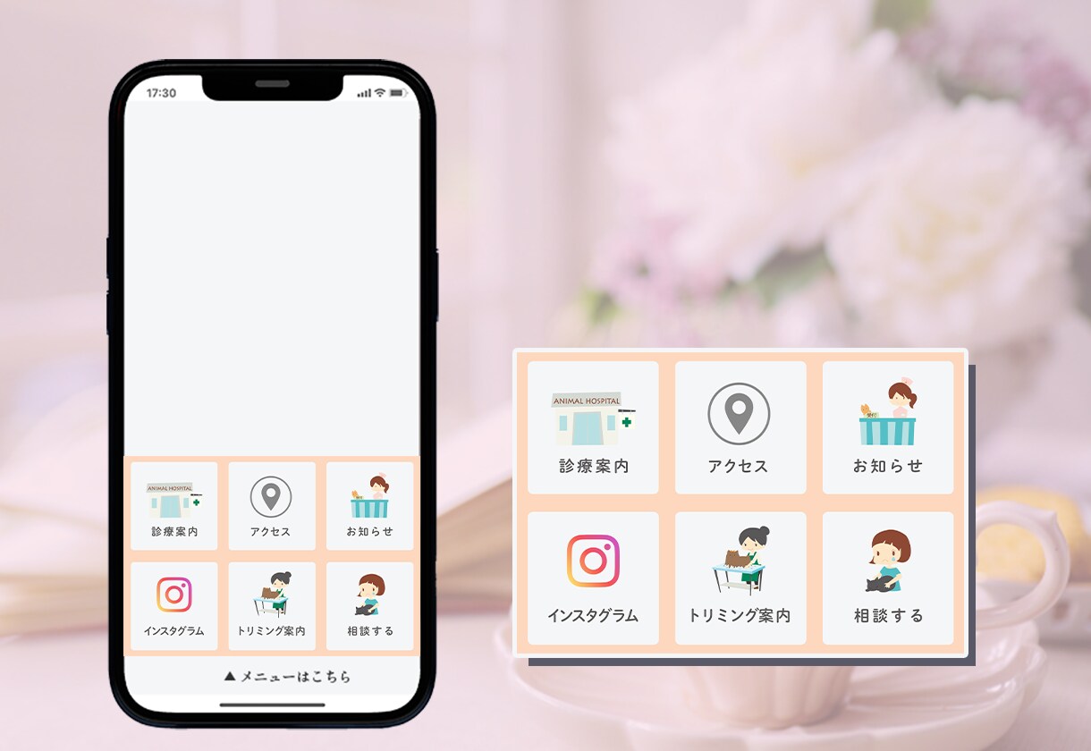 即対応可能！クリックされるリッチメニュー制作します 想いがつたわるデザイン♡ヒアリングを大切にしています！ イメージ3
