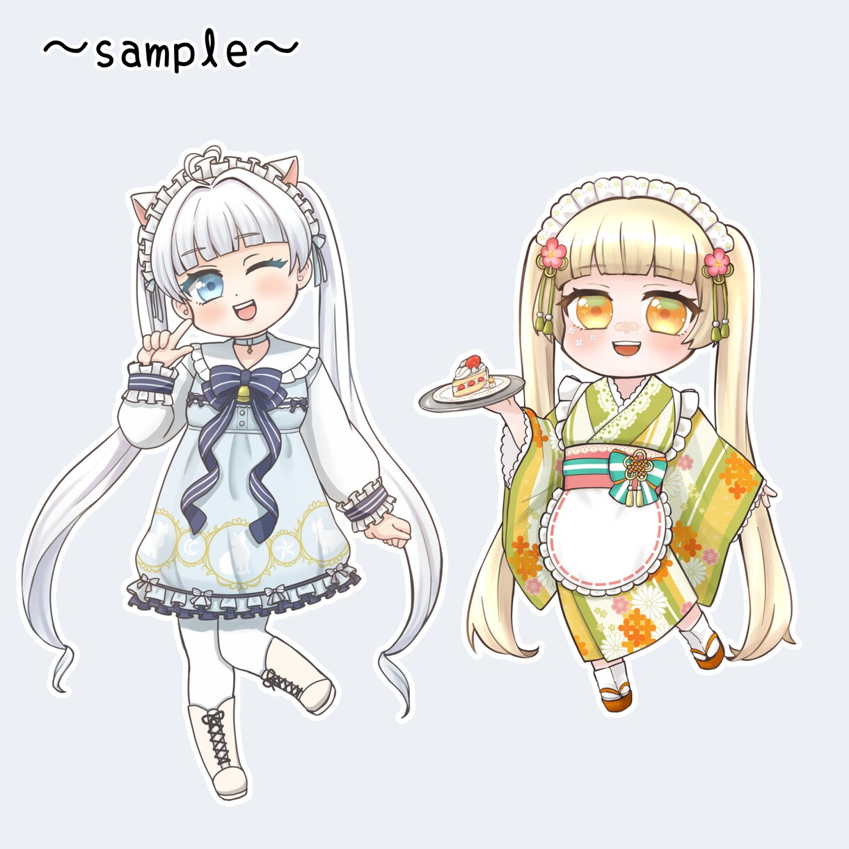 かわいいイラスト作成します SNS、配信、TRPG、グッズなど様々な用途でご使用できます イメージ4