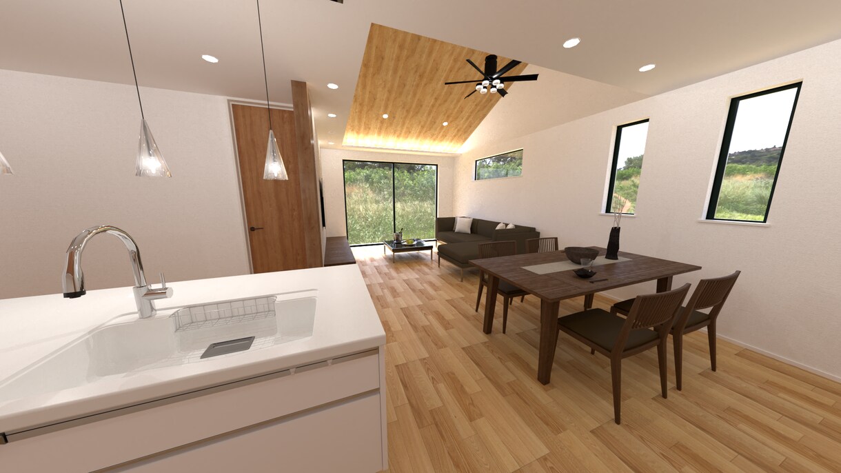 住宅のプラン検討中の方！完成イメージを３D化します 超美麗パース！CAD図面がなくても写真、PDFでも可能です！ イメージ9