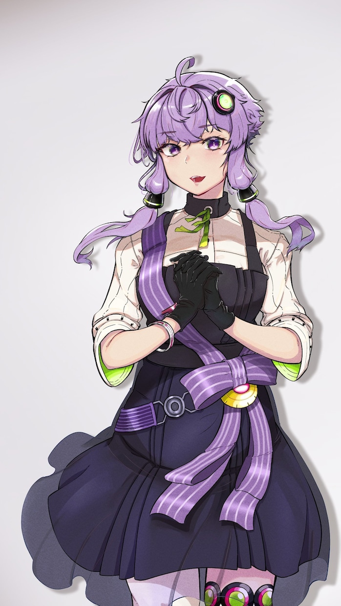 かっこかわいいキャラクターイラスト一枚絵制作します かっこいい悪顔・カワイイ笑顔の女の子を描きます イメージ3
