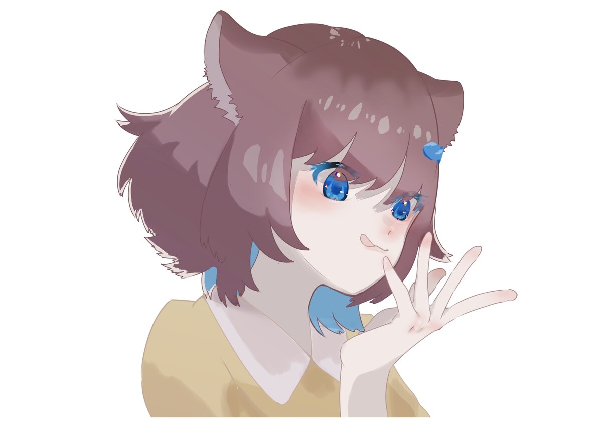 配信者様向けのオリジナルイラストを描きます 配信活動中のVtuberが目的に応じてイラストを描きます！ イメージ4