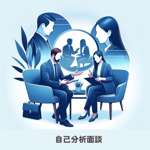 一緒に自己分析の面談実施します 自分の強みやキャリアを面談を通じて、明確にします！ イメージ1