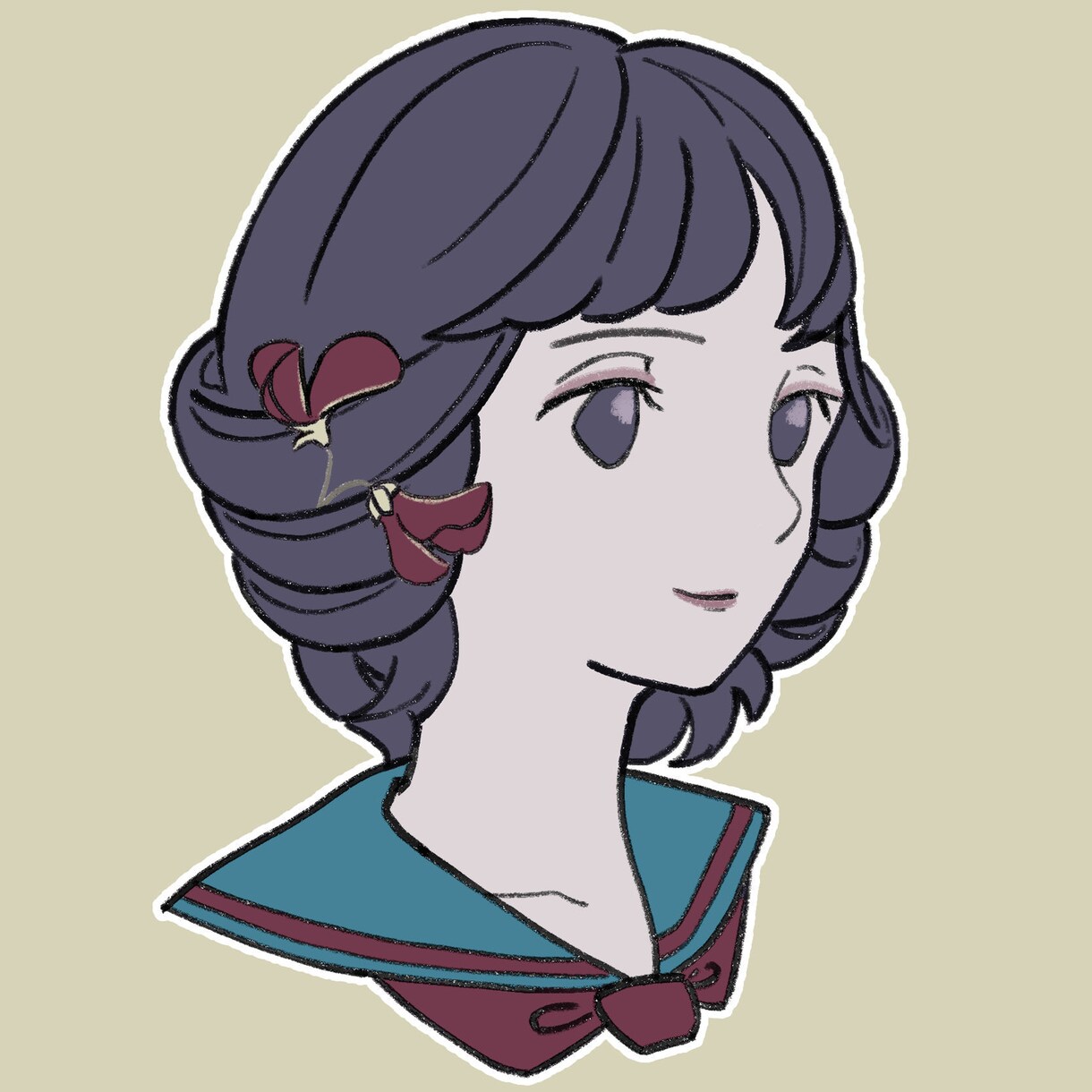 個性的な色合いでアイコンをちょっと華やかにします フィルターがかったような世界に一つだけのイラスト！ イメージ9