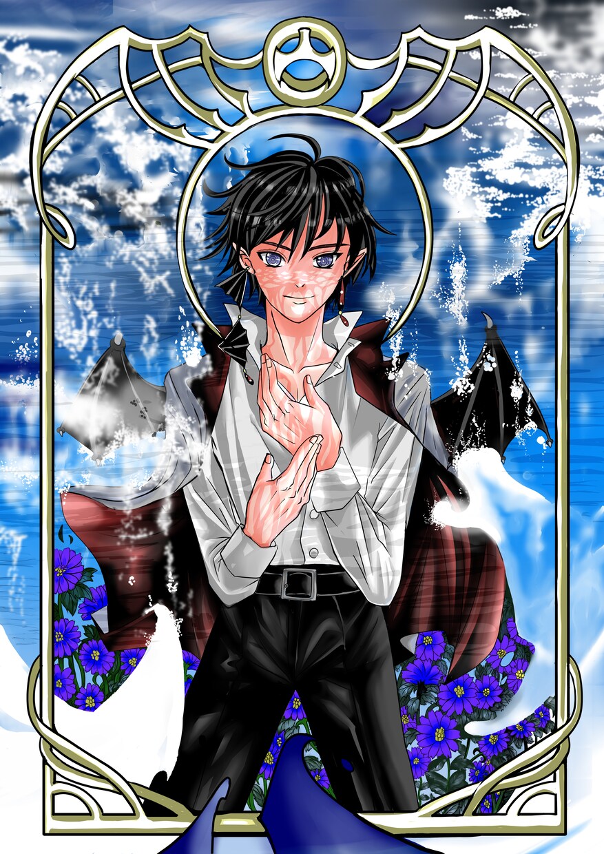 一工夫したデジタルイラスト描きます 可愛い女の子から、かっこいい男の子、おじさんも。 イメージ1