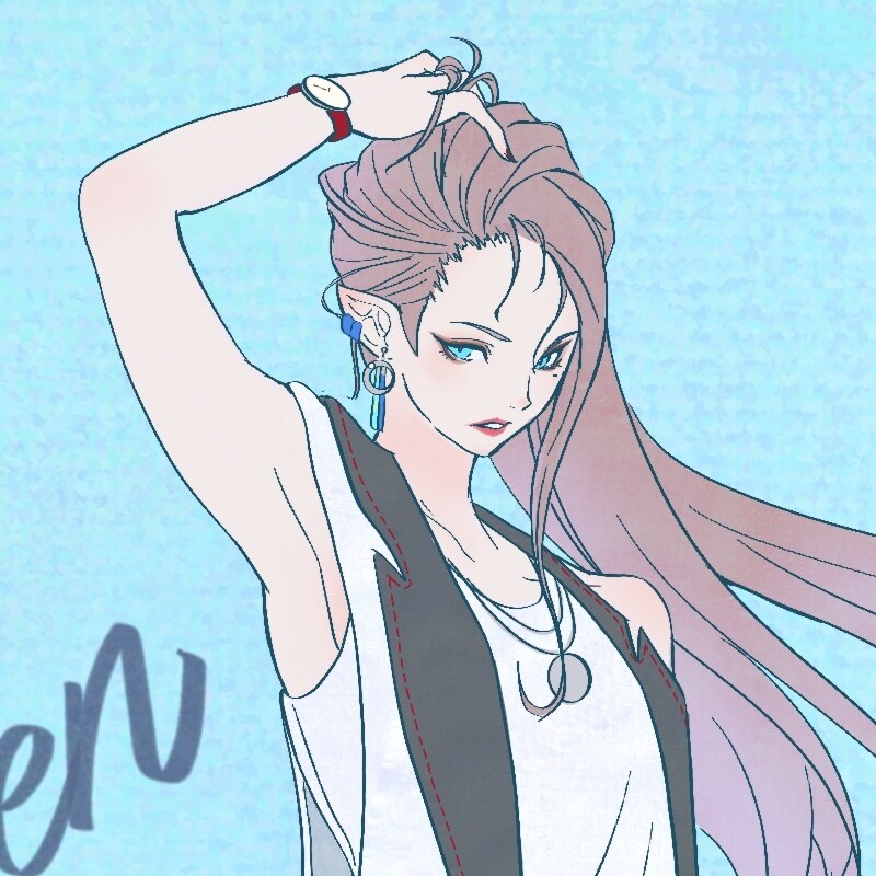 オシャレ、可愛い、綺麗め女性イラスト描きます ご自身のアイコン画像やプレゼント用に イメージ4